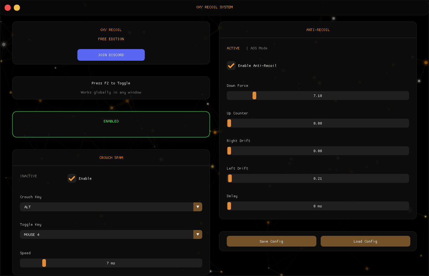 OXY Recoil Interface